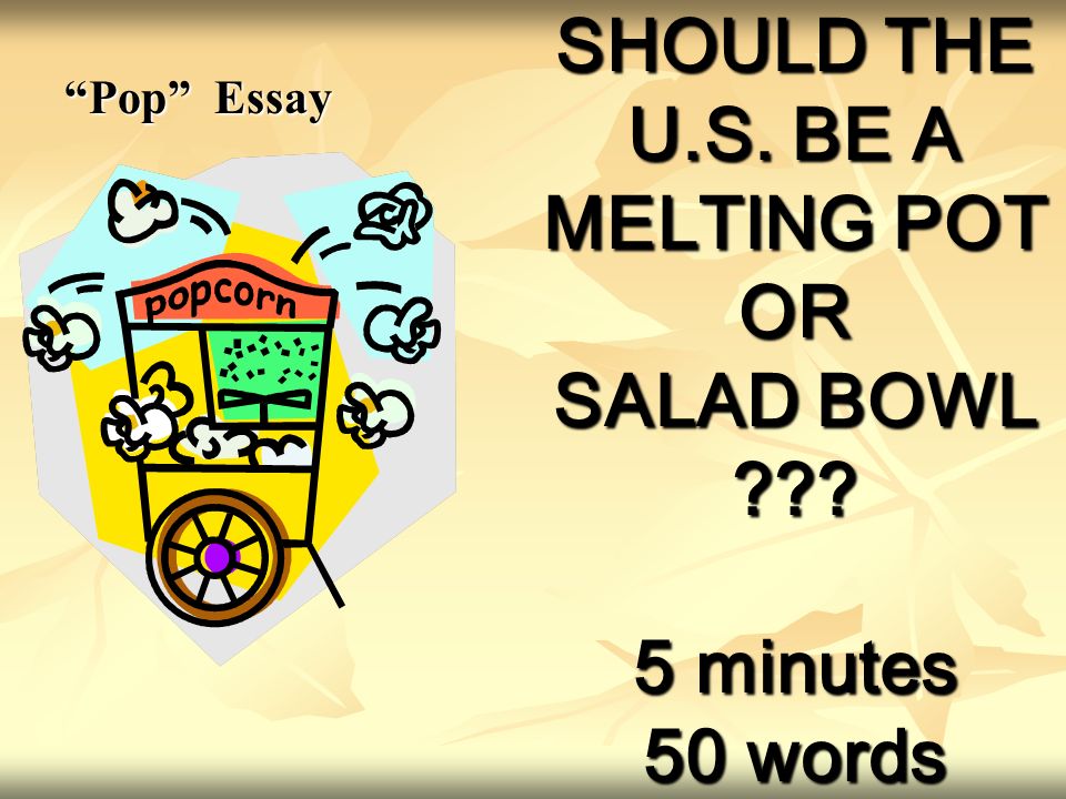 America: Melting Pot vs. Salad Bowl